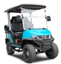 Tara Explorer Evolution Lithium Lifted Golf Cart sky blue5